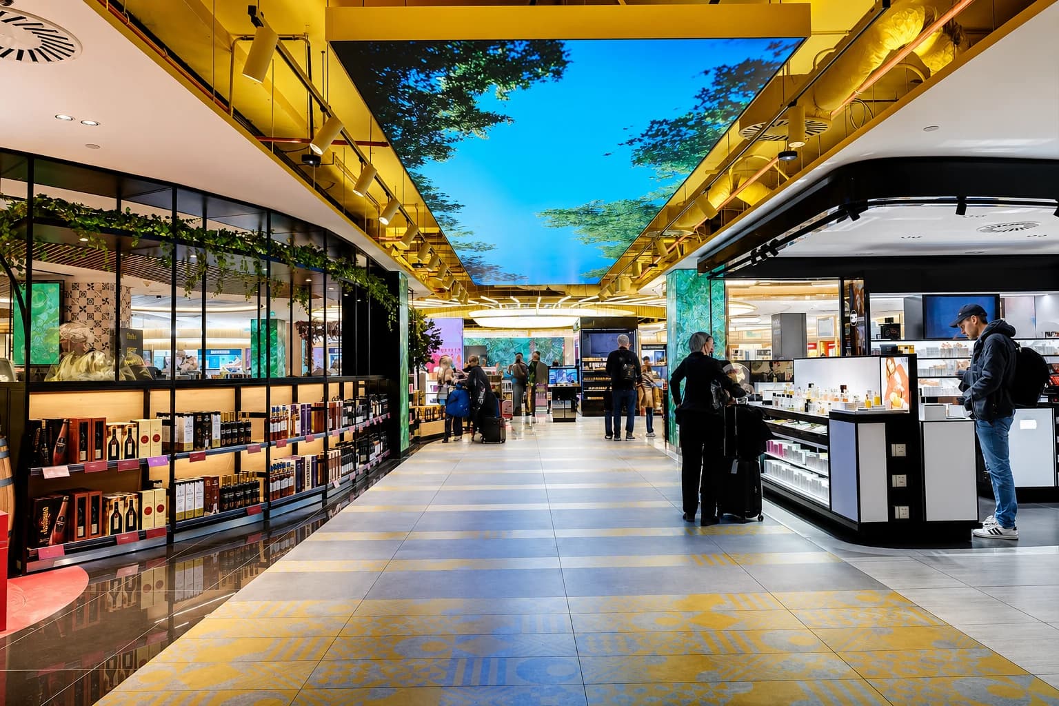 Duty Free Shopping Corridor