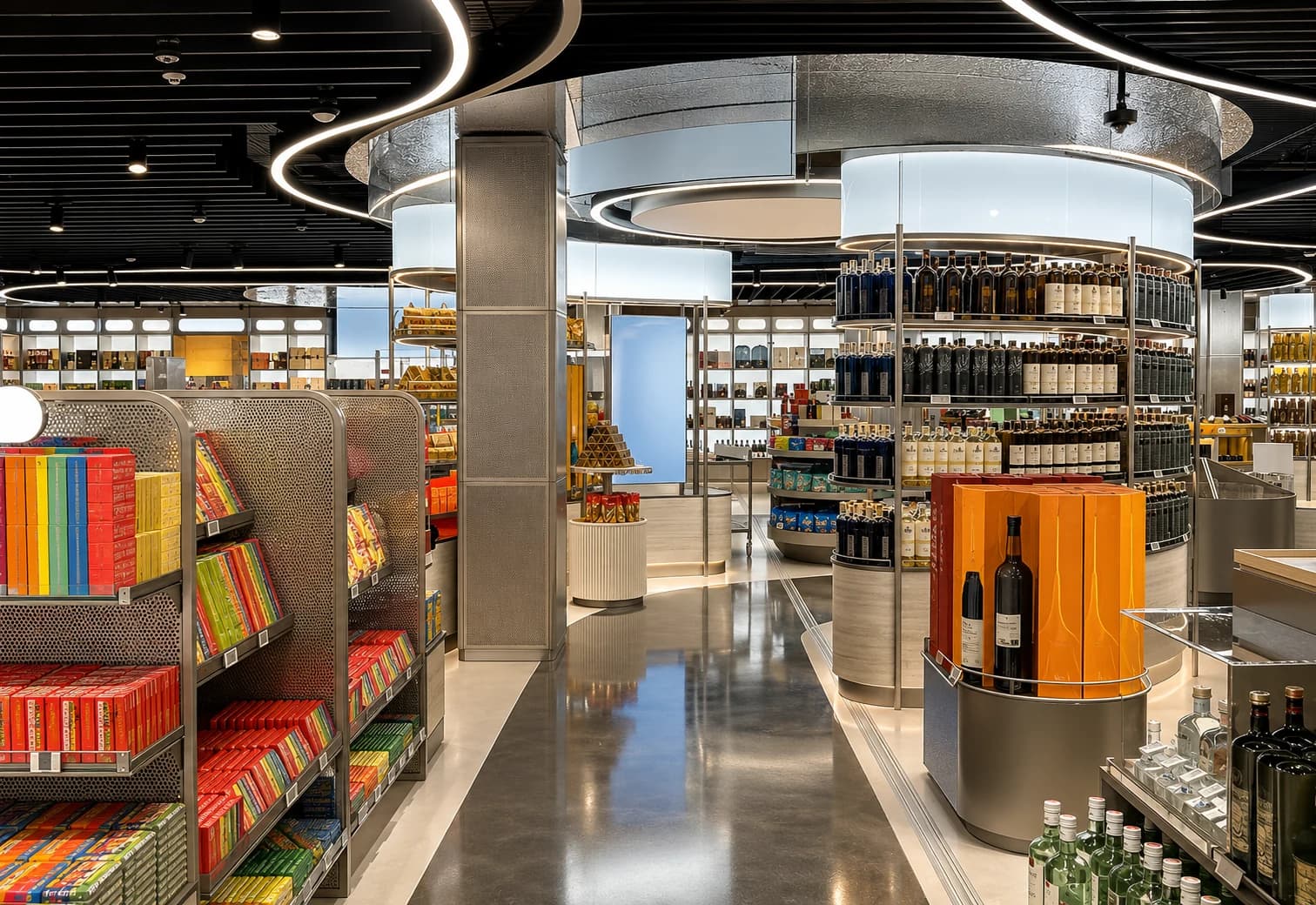 Futuristic Duty Free Interior