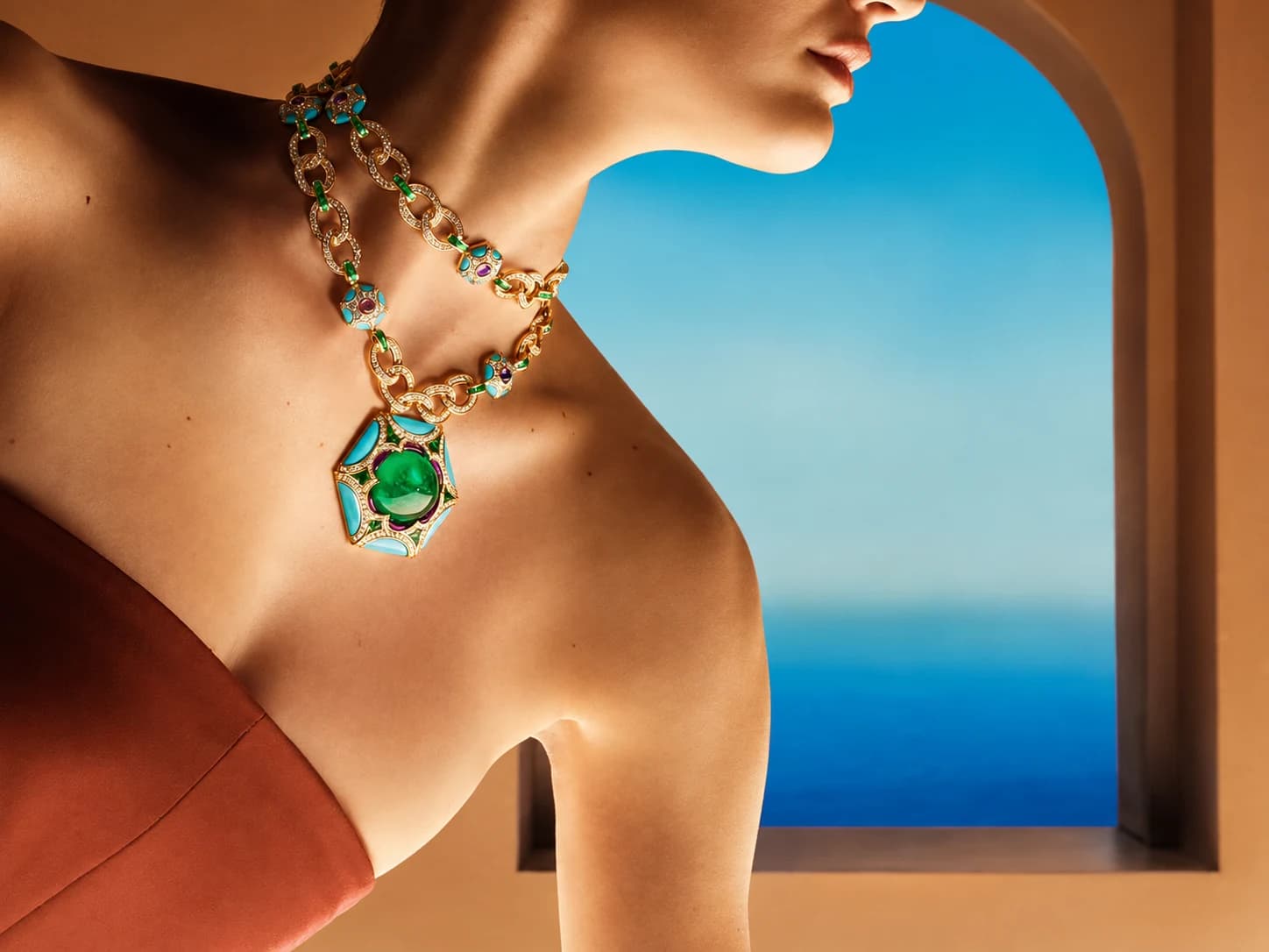 Turquoise Statement Necklace